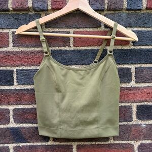 Olive Green Davin & Adley Pump Bralette